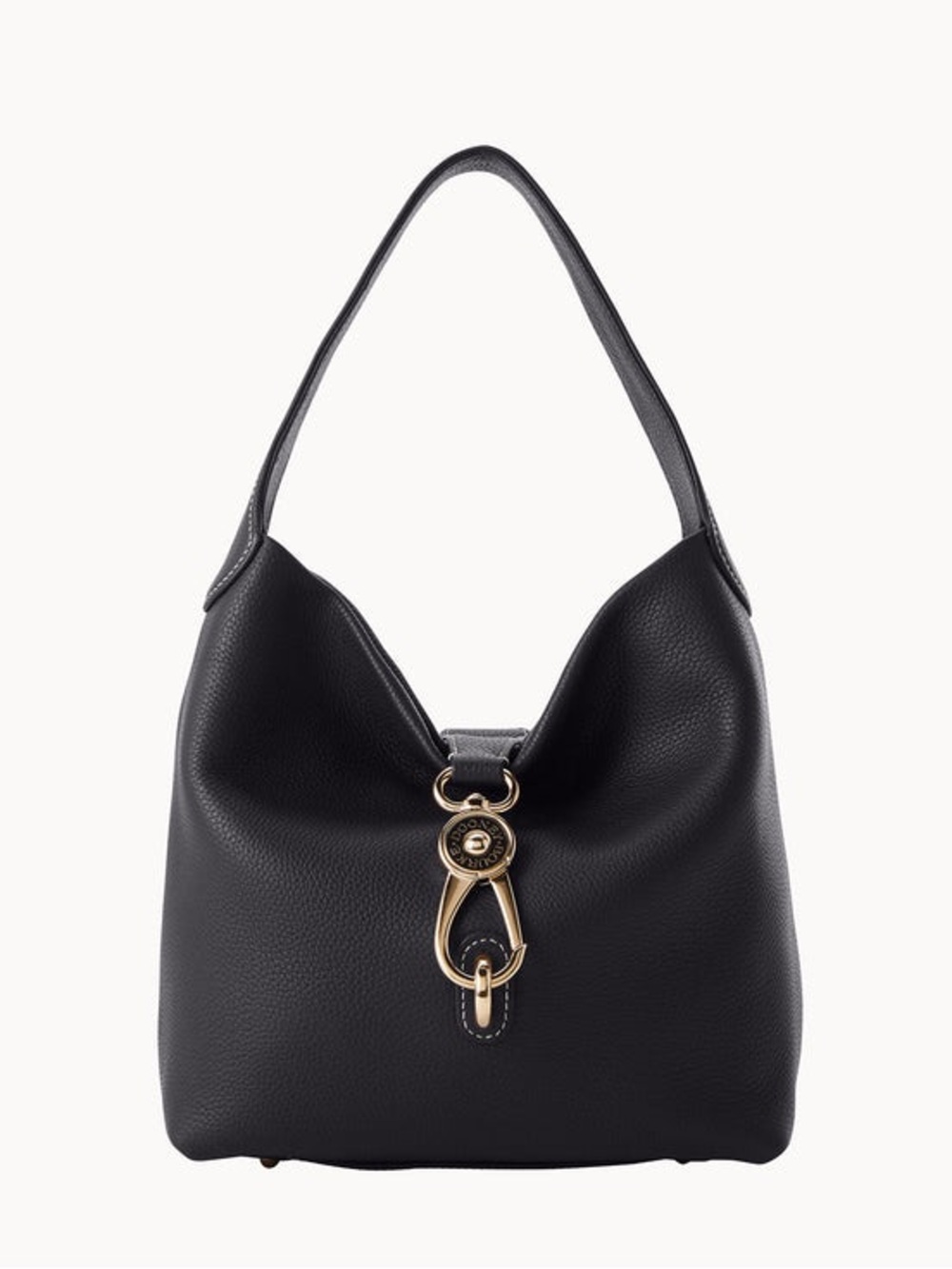 Dooney & Bourke Pebble Grain Small Logo Lock Sac